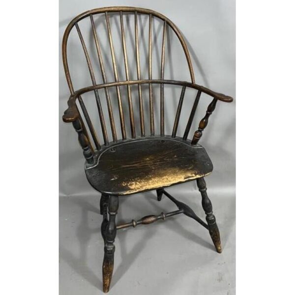 Sackback Windsor Armchair Antique Spindle Backed Chair