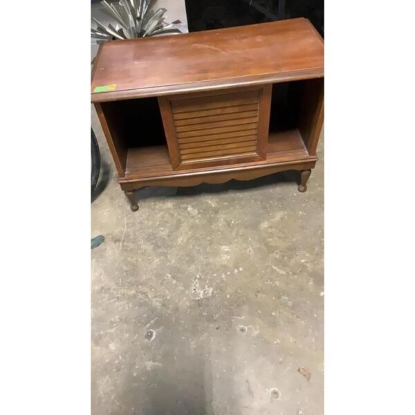 Vintage Sliding Door Cupboard Cabinet Storage Chest - Image 2