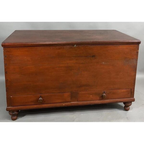 Vintage Blanket Chest Trunk Storage Cabinet with Drawers - Image 2